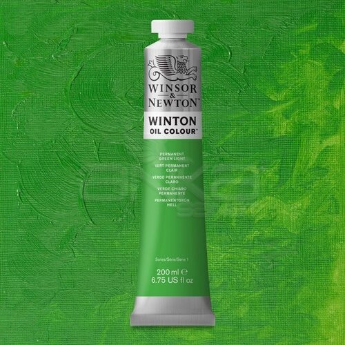 Winsor & Newton Winton Yağlı Boya 200ml 483 (48) Permanent Green Light - 483 (48) Permanent Green Light