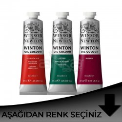 Winsor&Newton - Winsor & Newton Winton Yağlı Boya 37ml Siyah Tonlar