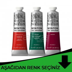 Winsor&Newton - Winsor & Newton Winton Yağlı Boya 37ml Yeşil Tonlar