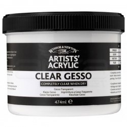 Winsor&Newton - Winsor & Newton Artists Acrylic Clear Gesso 450ml