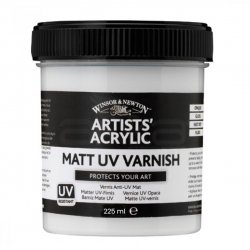 Winsor&Newton - Winsor & Newton Artists Acrylic Matt UV Varnish 225ml