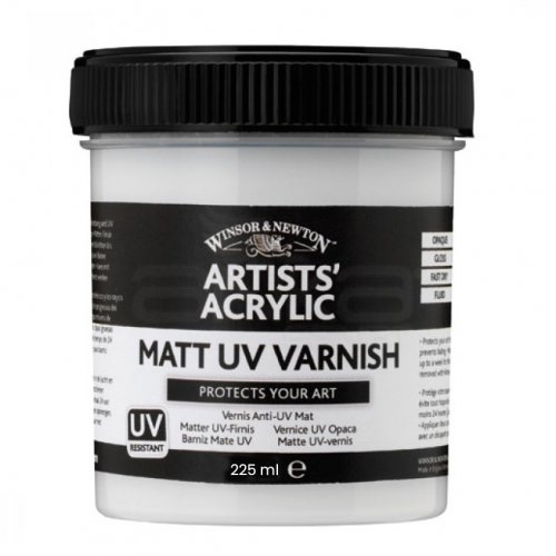 Winsor & Newton Artists Acrylic Matt UV Varnish 225ml