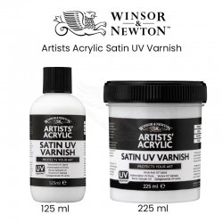 Winsor&Newton - Winsor & Newton Artists Acrylic Satin UV Varnish