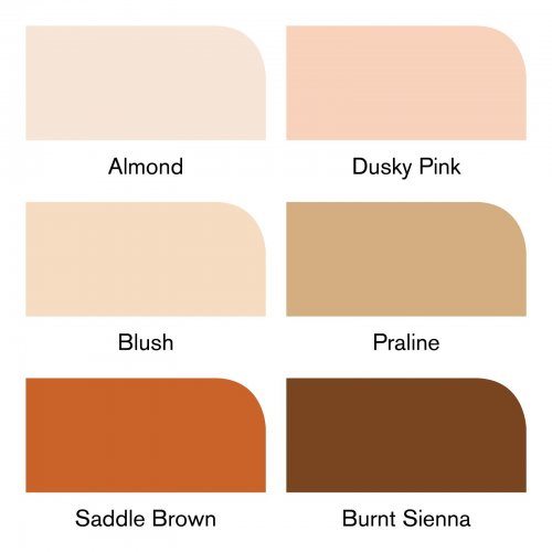 Winsor & Newton Brush Marker 6lı Set Skin Tones