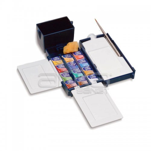Winsor & Newton Cotman Field Box Cep Tipi Sulu Boya Seti 12li Yarım Tablet