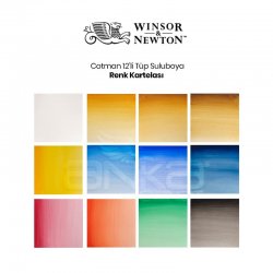 Winsor & Newton Cotman Tüp Sulu Boya 12li Tüp - Thumbnail