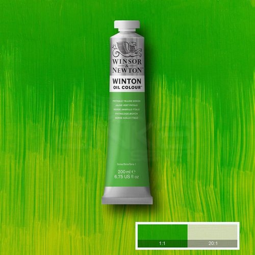 Winsor & Newton Winton Yağlı Boya 200ml 403 Phthalo Yellow Green