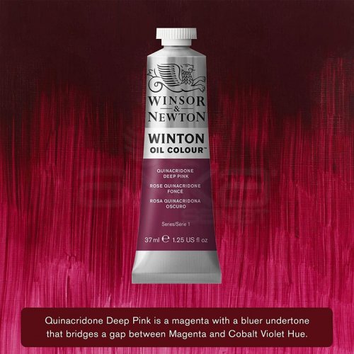 Winsor&Newton Winton Yağlı Boya 37ml 250 Quinacridone Deep Pink - 250 Quinacridone Deep Pink