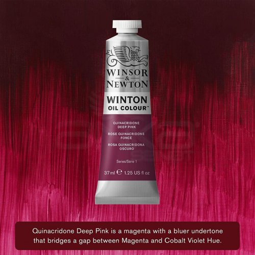 Winsor & Newton Winton Yağlı Boya 37ml 250 Quinacridone Deep Pink - 250 Quinacridone Deep Pink