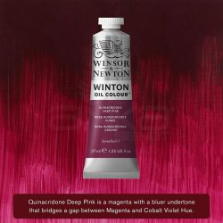 Winsor&Newton - Winsor & Newton Winton Yağlı Boya 37ml 250 Quinacridone Deep Pink