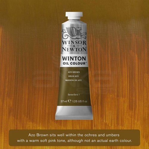 Winsor&Newton Winton Yağlı Boya 37ml 389 Azo Brown - 389 Azo Brown