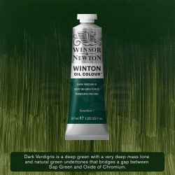 Winsor&Newton - Winsor & Newton Winton Yağlı Boya 37ml 405 Dark Verdigris