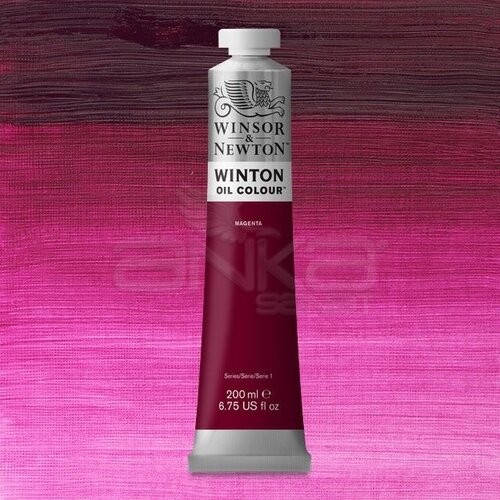 Winsor & Newton Winton Yağlı Boya 200ml 380 (28) Magenta - 380 (28) Magenta