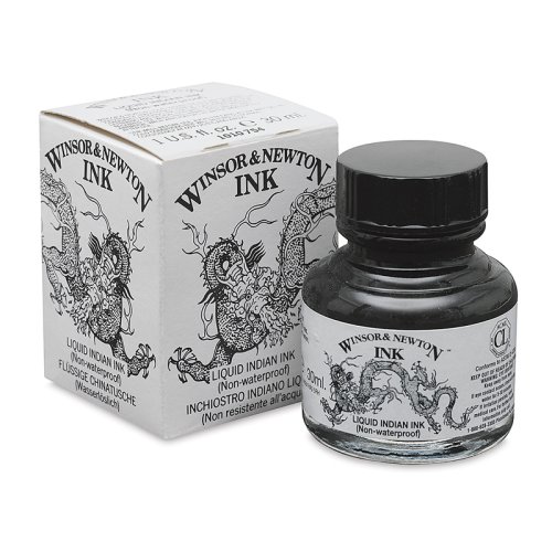 Winsor & Newton Drawing Ink Çini Mürekkebi Liquid Indian 30ml 754