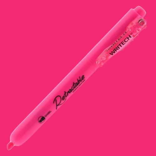 Wrıtech Basmalı Fosforlu Kalem Neon Pembe - Neon Pembe