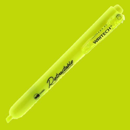 Wrıtech Basmalı Fosforlu Kalem Neon Yellow - Cadmium Orange