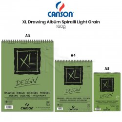 Canson - Canson XL Dessin Albüm Spiralli Light Grain 160g