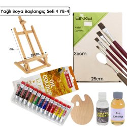 Anka Art - Anka Art Yağlı Boya Başlangıç Seti 4 YB-4