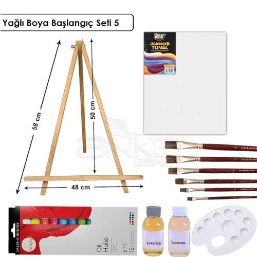 Anka Art Yağlı Boya Başlangıç Seti 5
