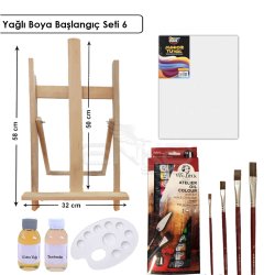 Anka Art - Anka Art Yağlı Boya Başlangıç Seti 6