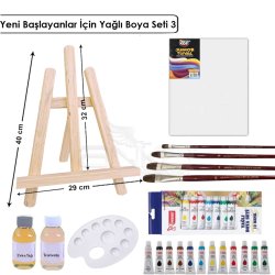Anka Art - Anka Art Yeni Başlayanlar İçin Yağlı Boya Seti 3