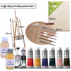 Anka Art - Anka Art Yağlı Boya Profesyonel Set 1