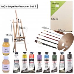 Anka Art - Anka Art Yağlı Boya Profesyonel Set 3
