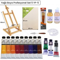 Anka Art - Anka Art Yağlı Boya Profesyonel Set 5 YBP-5
