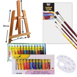 Anka Art - Anka Art Yeni Başlayanlar İçin Akrilik Boya Seti 1