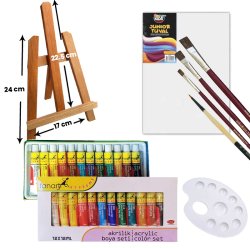 Anka Art - Anka Art Yeni Başlayanlar İçin Akrilik Boya Seti AB-1