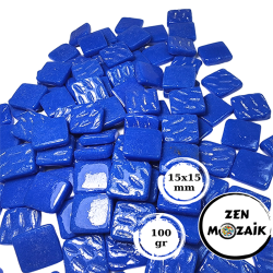 Zen - Zen Cam Mozaik Kare 15x15mm 100g Ultramarine