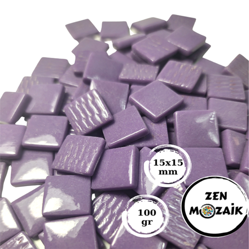 Zen Cam Mozaik Kare 15x15mm 100g Violet