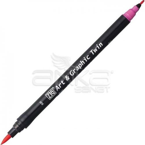 Zig Art & Graphic Twin Brush Pen Çift Uçlu Çizim Kalemi 80li Set TUT-80/80V