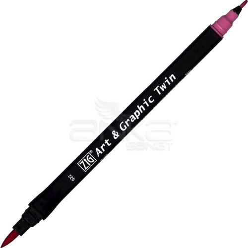 Zig Art & Graphic Twin Marker TUT-80 22 Dark Pink - 22 Dark Pink