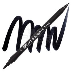 Zig - Zig Art & Graphic Twin Marker TUT-80 9 Black