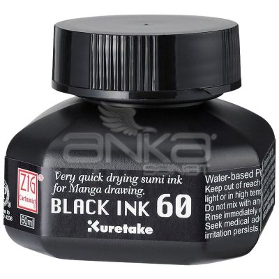 Zig Black Ink 60ml Siyah Mürekkep
