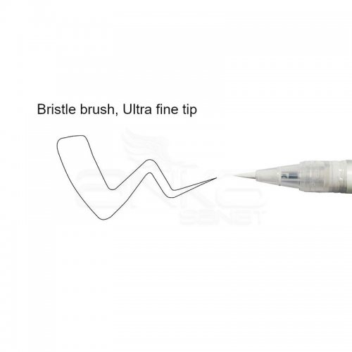 Zig Brush Pen Ultra Fine Fırça Uçlu Beyaz Kalem CNBW-02S
