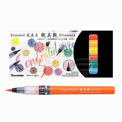 Zig Cambio Tambien Medium Brush Tip Fırça Uçlu Kalem 6lı Set - Thumbnail