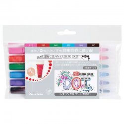 Zig - Zig Clean Color Dot Çift Uçlu Marker Kalem 6lı Set