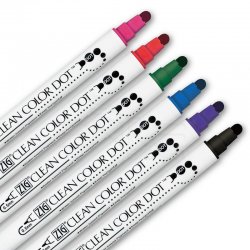 Zig Clean Color Dot Çift Uçlu Marker Kalem 6lı Set - Thumbnail
