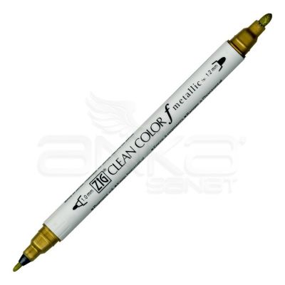 Zig Clean Color f Metallic Çift Uçlu Marker Kalem Gold 101 - 101 Gold