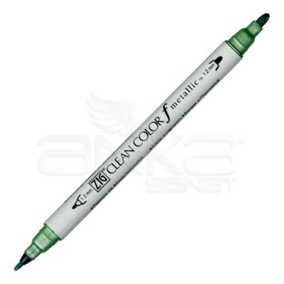Zig Clean Color f Metallic Çift Uçlu Marker Kalem Green 121 - 121 Green