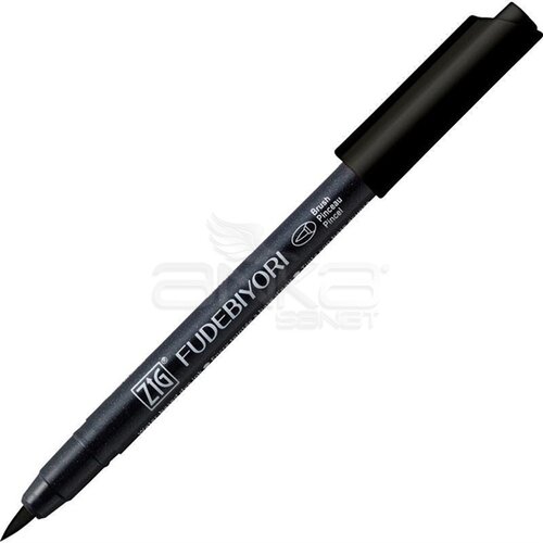 Zig Fudebiyori Brush Pen 010 Black - 010 Black