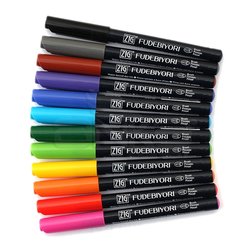 Zig Fudebiyori Brush Pen Yaldızlı Fırça Uçlu Marker Kalem - Thumbnail