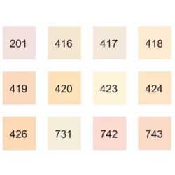 Marvy - Zig Kurecolor Fine & Brush for Manga 12li Set Neutral Tones (1)