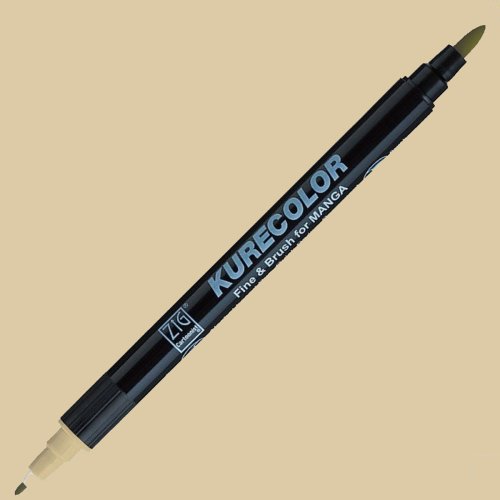 Zig Kurecolor Fine & Brush for Manga Çizim Kalemi 766 Lıght Chestnut - 766 Lıght Chestnut