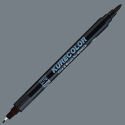 Marvy - Zig Kurecolor Fine & Brush for Manga Çizim Kalemi 808 Natural Gray
