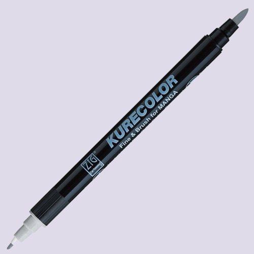 Zig Kurecolor Fine & Brush for Manga Çizim Kalemi 821 Pale Gray - 821 Pale Gray