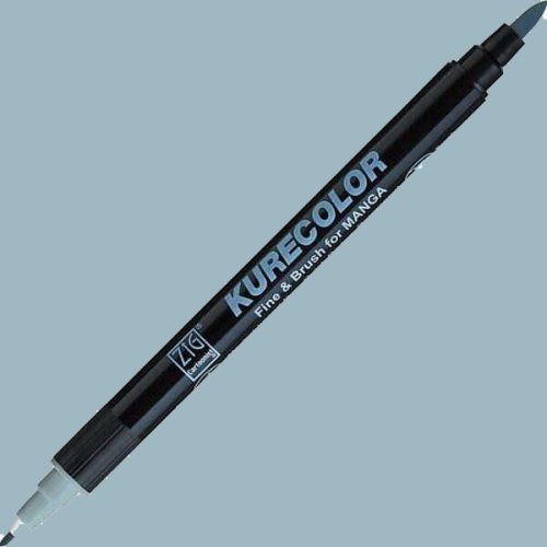 Zig Kurecolor Fine & Brush for Manga Çizim Kalemi 825 Blue Gray 2 - 825 Blue Gray 2