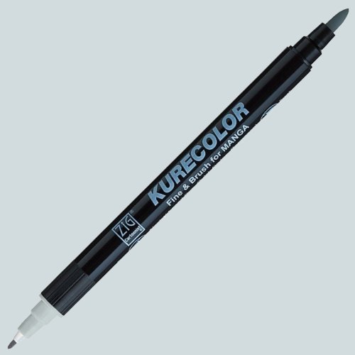 Zig Kurecolor Fine & Brush for Manga Çizim Kalemi 842 Green Gray 2 - 842 Green Gray 2